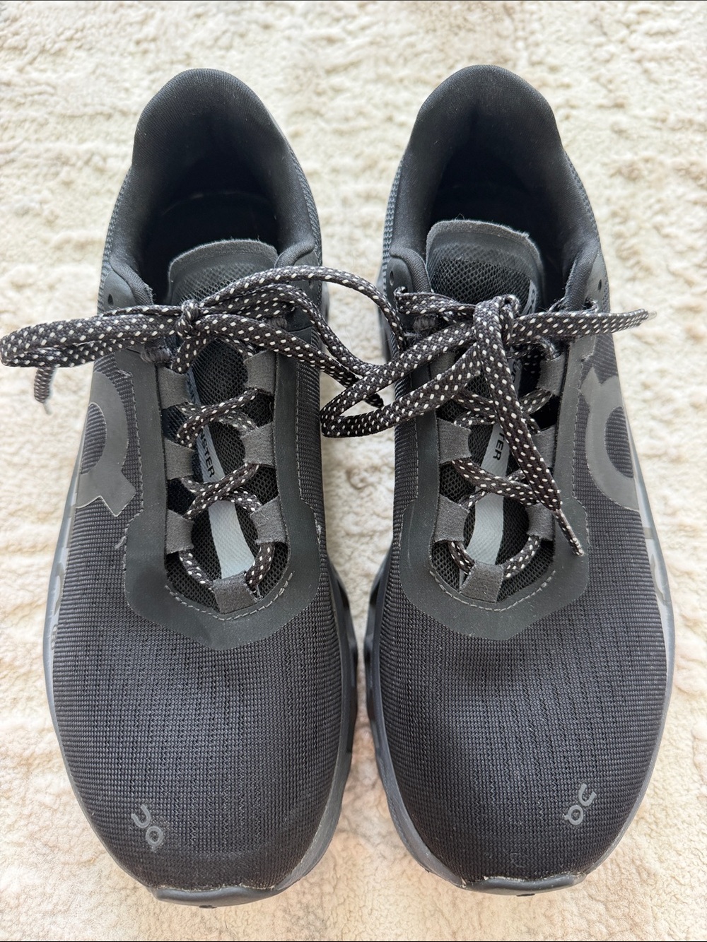 On Running Women’s Black Athletic Lace-Up Running Shoes